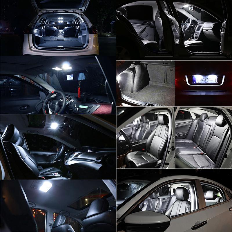 RXZ 2 STÜCK Soffitte C10W LED C5W LED Canbus 31/36/39/41MM fehlerfrei Innenraum Leseleuchte Standlichter Autokennzeichenleuchte weiß