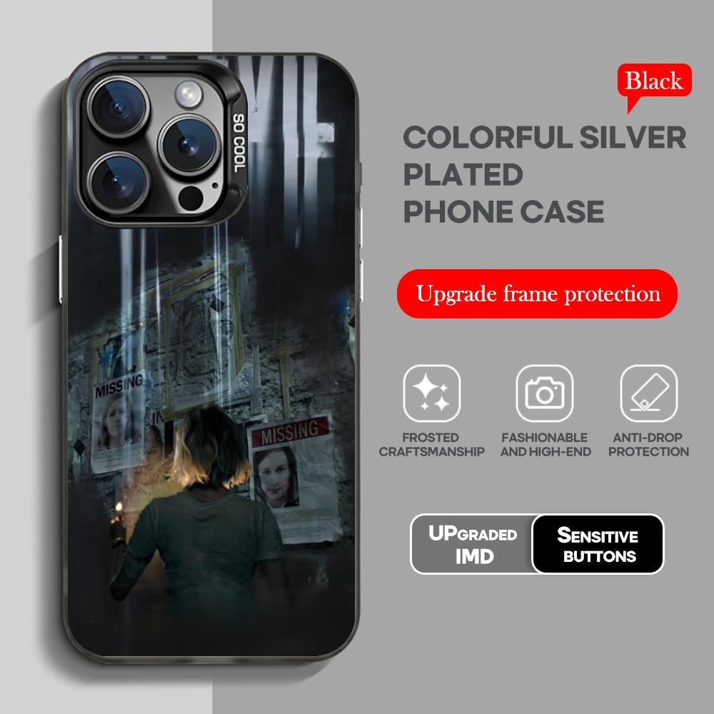 New Game Resident Evil Requiem Phone Case Black IMD Colorful Silver Suitable Case for iPhone 17 16 E 15 14 13 12 11 Pro Max