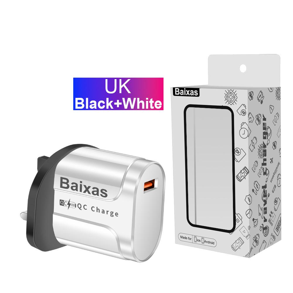 European Standard 4-Port 5V/2.4A USB Travel Charger