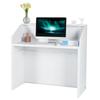 VEVOR Reception Desk, 46.46 x 19.69 x 43.90 in Rectangular Front Counter Table, Office Reception Desk, Retail Counter and Front Reception Counter