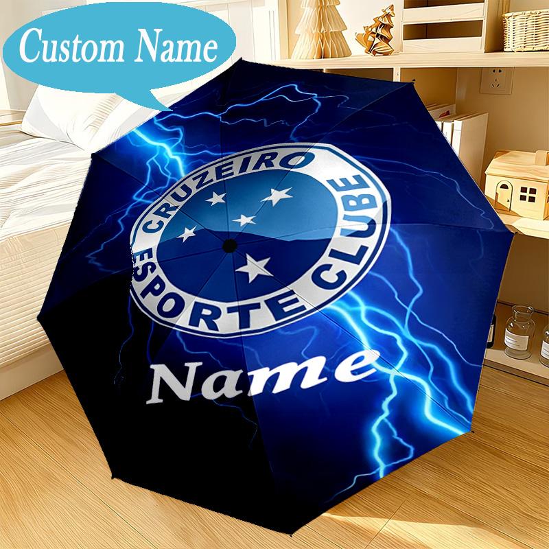 Custom Name Umbrella Cruzeiro Power Umbrella 8-Frame for Travel, Camping, Casual Lightweight Portable, Essential for Family Gifts