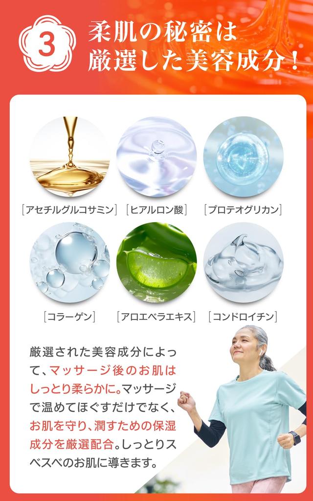 For Kyono Hyaluronic Massage Warm Just Apply To Problem Large Capacity 150g [Glucosamine Application] Jinwari's Glucosamine, Chondroitin,