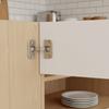 Heavy Duty Cabinet Hinges Zinc Alloy Adjustable Mechanism Stainless Steel Hinges Load-Bearing Standard Size