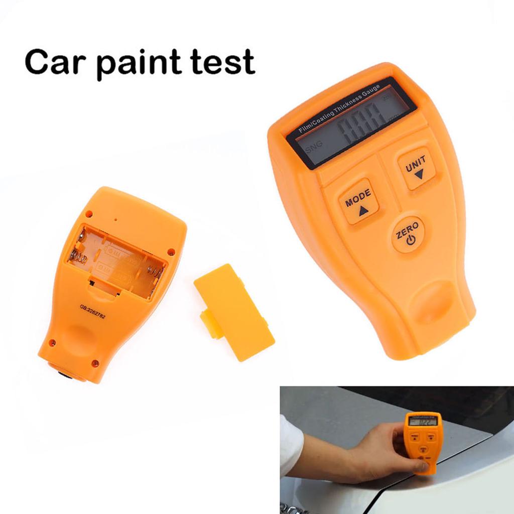 Compact, portable, digital coating thickness gauge, sy and quick to detect car paint thickness, idl for the vehicle industry, with LCD display