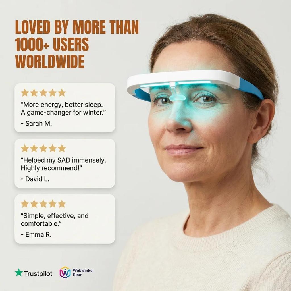 Mvolo® Light Therapy Glasses PRO