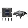 LED Solar Light Outdoor Sunlight Underground Light Lawn Spotlight Deck Garden Buried Lights Pathway Decoration Landscape Lamp