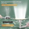 Tête de douche à main pour salle de bain, grande, ronde, à effet pluie, haute pression, rotation à 360 degrés, accessoires