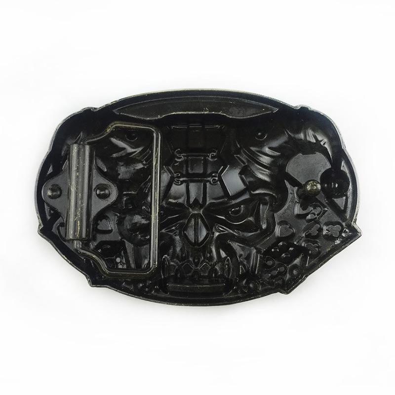 Trendy Ethnic Style Smooth Buckle Cowhide Belt