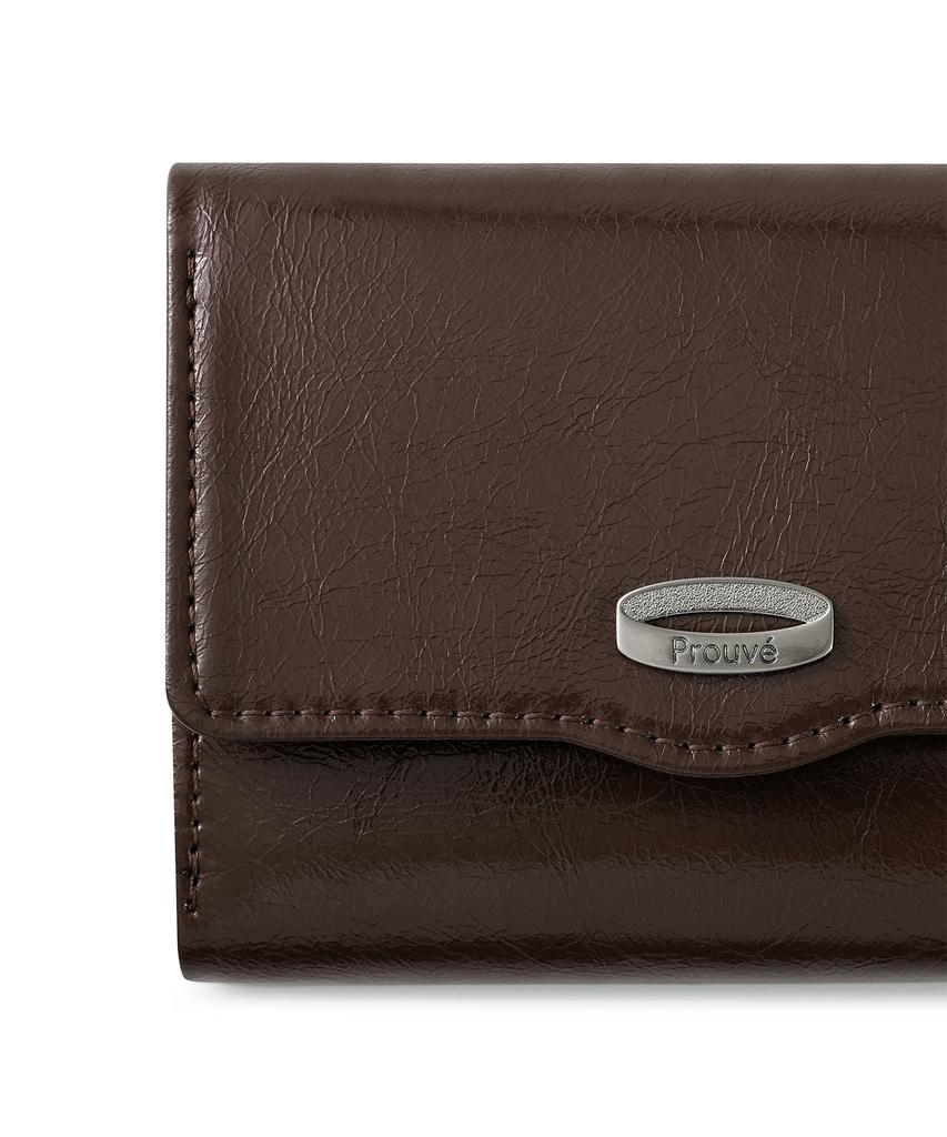 Prouve Pr Flap Wallet - Dark Brown