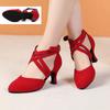 Nieuwe Ballroom Latin Dansschoenen voor Dames/Meisjes Latin Dansschoenen Dames/Dames Professioneel Tango Rumba Salsa Suède Zool