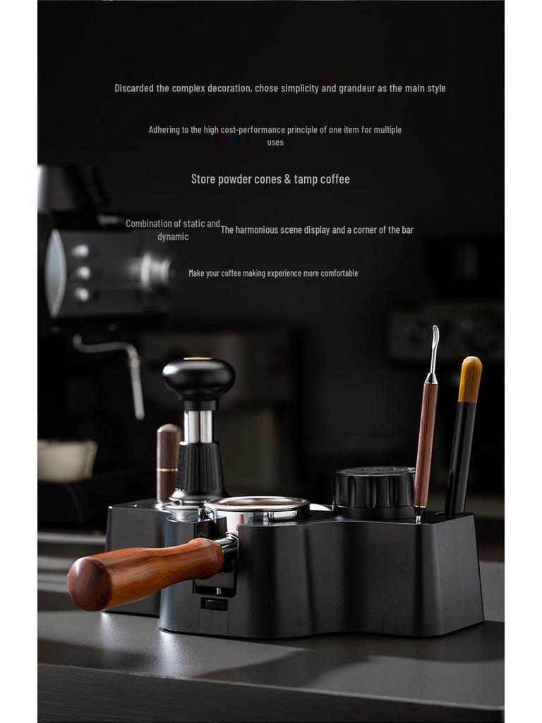 Aufbewahrungsbasis aus Kunststoff für Kaffeetamper & Verteiler – Kompatibel mit 51mm, 53mm, 58mm Maschinen