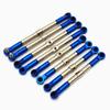 8pcs Hard Steel Adjustable Front and Rear Toe Links Push Rods for Traxxas 1/16 E-Revo Summit 7138 7118