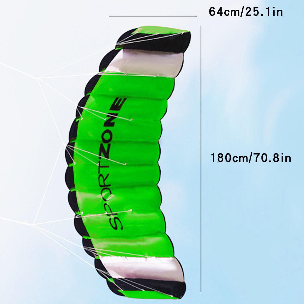 Outdoor Soft Kite Polyester Fabric With Flying Tool For Party And Celebration зелёный