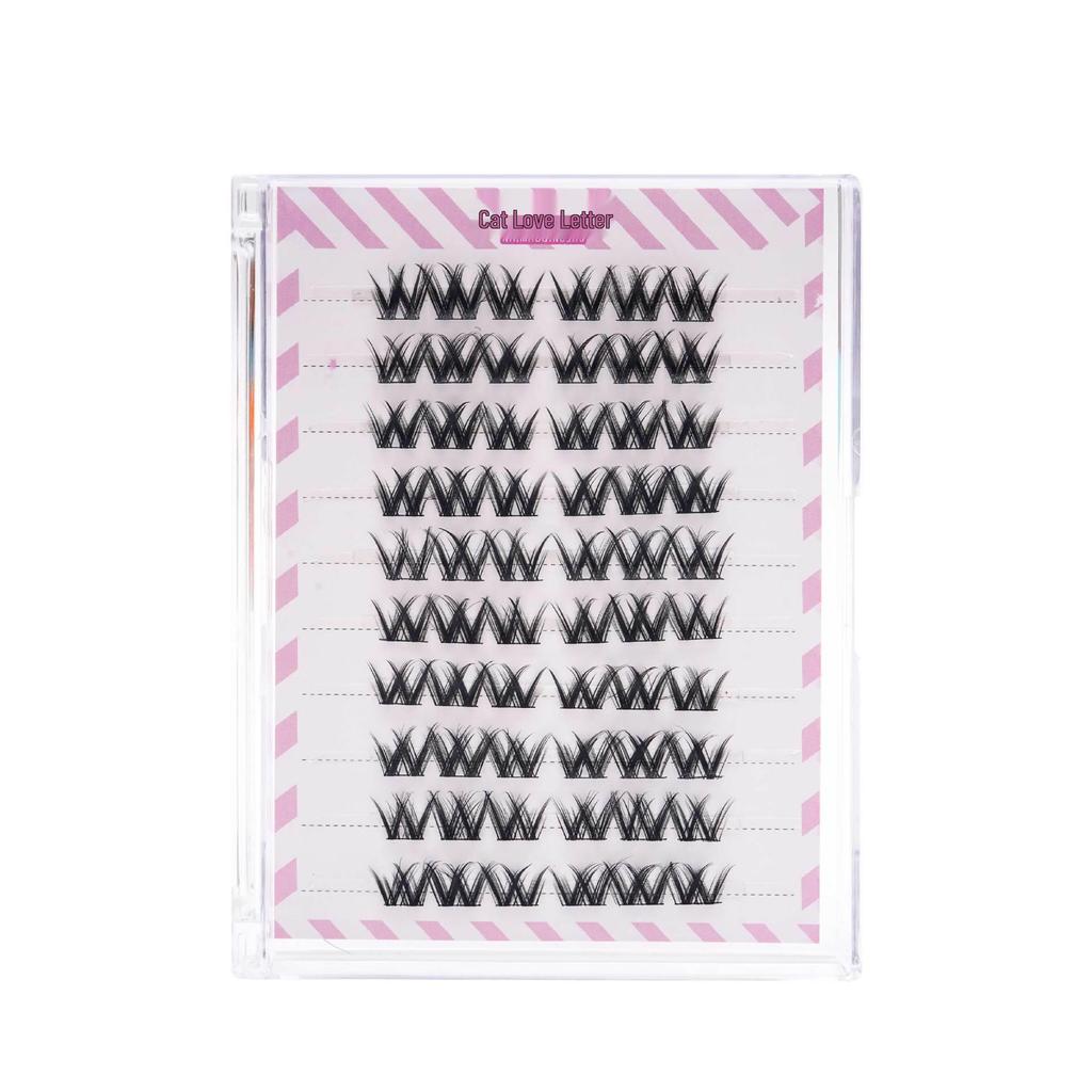 Ten Row Glue-Free Self-Adhesive False Eyelashes – Super Natural Sunflower, Easy Three-Step Application, No Removal Needed