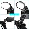 1/2pcs Bike Rearview Mirror 360° Adjustable Rotatable Handlebar Convex Mirror Safe Wide Angle For Bicycle Cycling Outdoor Sports