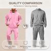 Men's Sweatshirt Jacket and Cargo Jogger Pants Set Color Trendy Casual Outdoor Sports Two-Piece Tracksuit