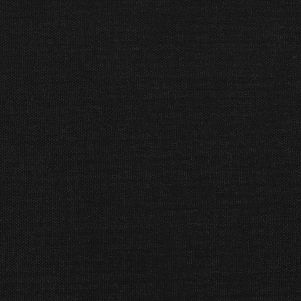 Vidaxl Rama Łóżka Bez Materaca, Czarna, 140X200 Cm, Obita Tkaniną