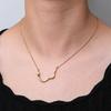 18K Gold Plated Snake Pendant Sweater Chain Necklace
