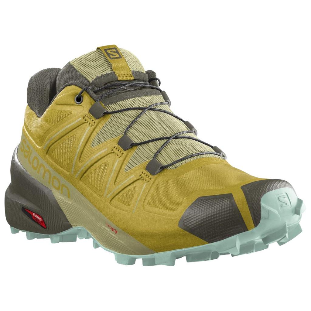 Salomon Speedcross 5 Versatile Comfortable Supportive Responsive Running Shoes Women sneaker Yellow 416097