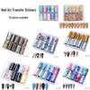 Angel Starry Sky Nail Art Stickers: 4*70cm Grid & Letter Patterns