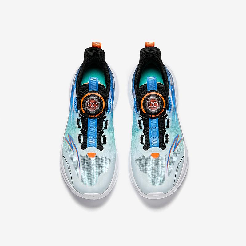 Anta Kids Wind Rider 1.0 Fabric Trendy Color Block Comfortable Versatile Knob Large Mesh Upper Sports Test Low Top Kids Running Shoes A12525567