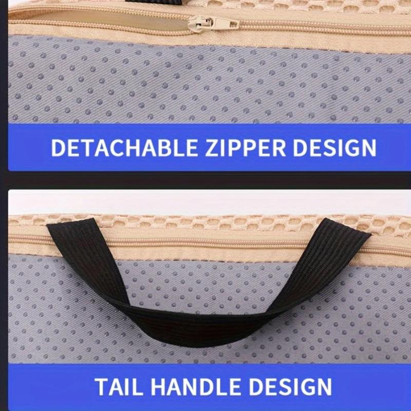 Car Seat Booster Cushion Honeycomb Memory Foam Car Seat Cushion Car Simple Breathable 3D Mesh Thickened Sedentary Seat Cushion