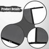 Car Ceiling Cargo Net Pocket with Double Zipper Roof Storage Organizer Mesh Bag Easy Installation for Sedan Interior