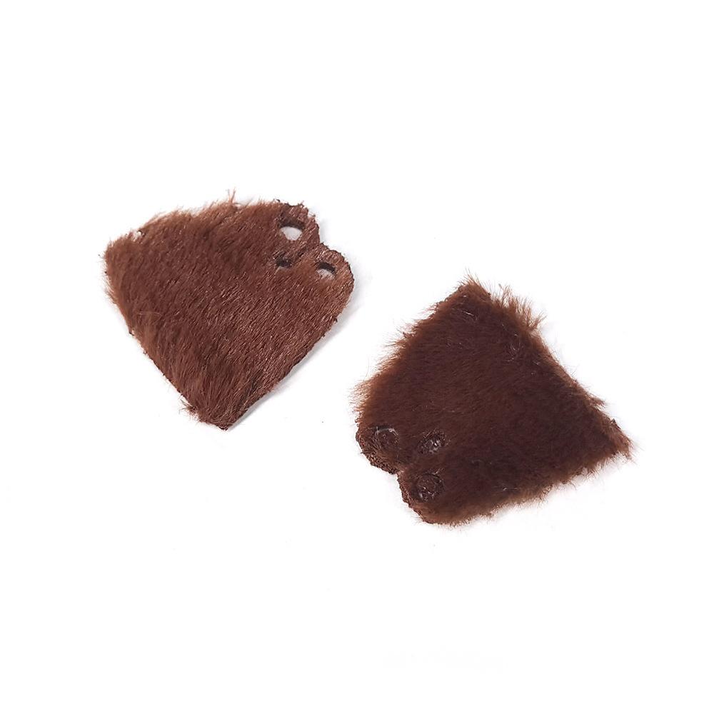 Building Block Figurine Splicing Small Particles Plush Cloak Fur Coat Cloak Robe Spare Parts