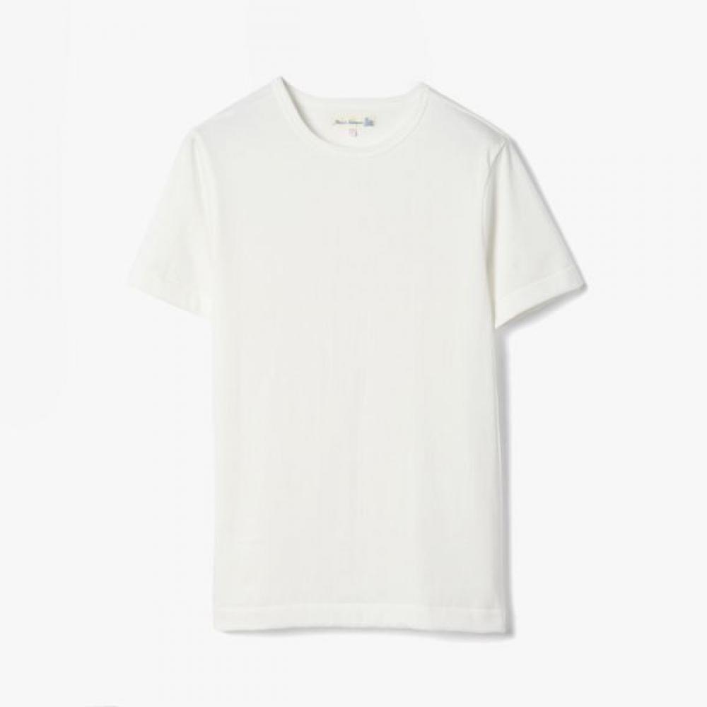 

Merz B.schwanen Classic FiT MidweighT T shirT whiTe Mbf1m60002a00 White (WHITE)/L(105)