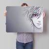 Abstract Portrait Anime Personalized D Textured Metal Poster Wall Art Vintage Tin Signs for Interior Accessories Decor Room
