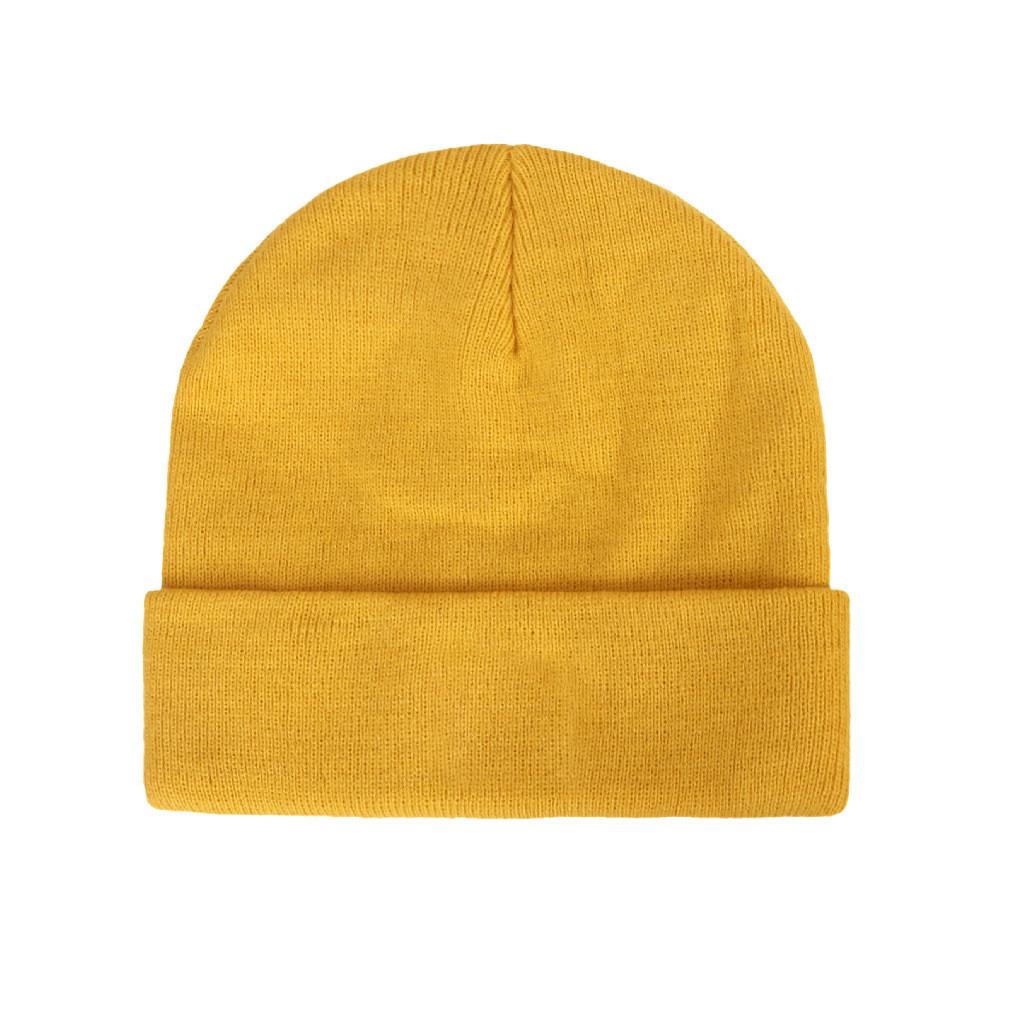 Child Adult Autumn Winter Knitted Hat With Breathable Warmth For Family Outdoor Use