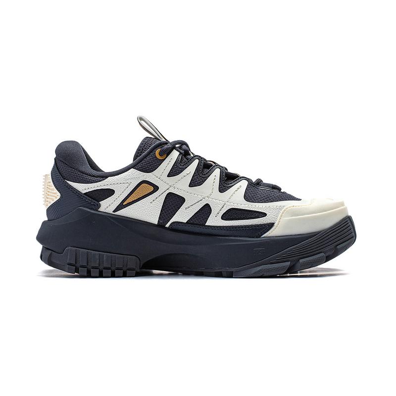 New LiNing CF Tracing Collection Lin Chuan FW Anti Slip Wear Resistant Low Top Casual Shoes Men's Black White AGLT161-1