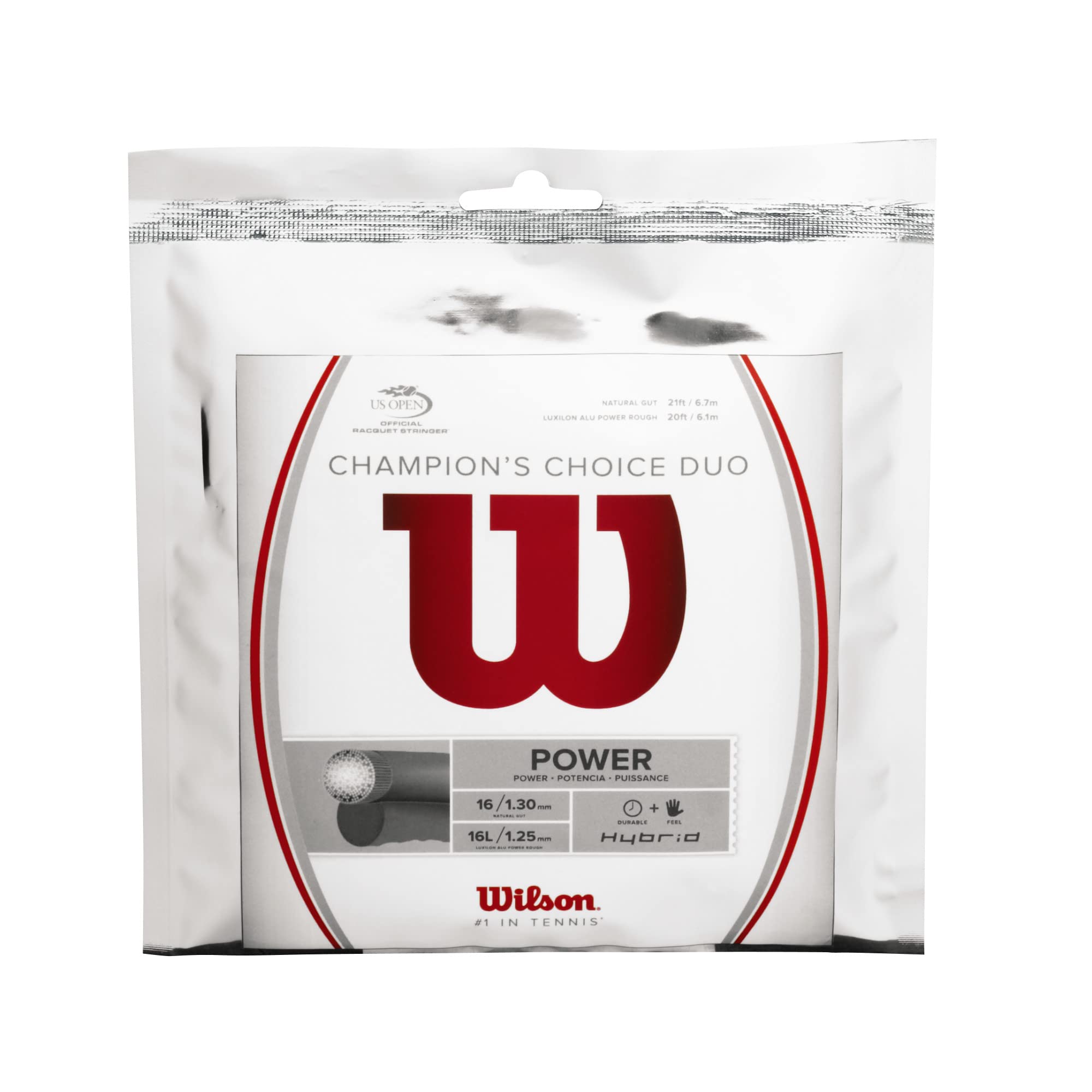 

Теннисная струна Wilson Gut Single CHOICE DUO Монофиламент x Натуральная WRZ997900 [Гибрид] CHAMPION S Серебристый/Натуральный