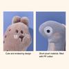Pet Toy Cartoon Rabbit Duck Dinosaur Shape Portable Cat Toy with Natural Catnip Bite-resistant Soft Velvet Fabric Interactive Play Toy