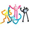 Light-Up Giraffe Telescopic Tube Educational Suction Cup Toy for Parent-Child Interaction