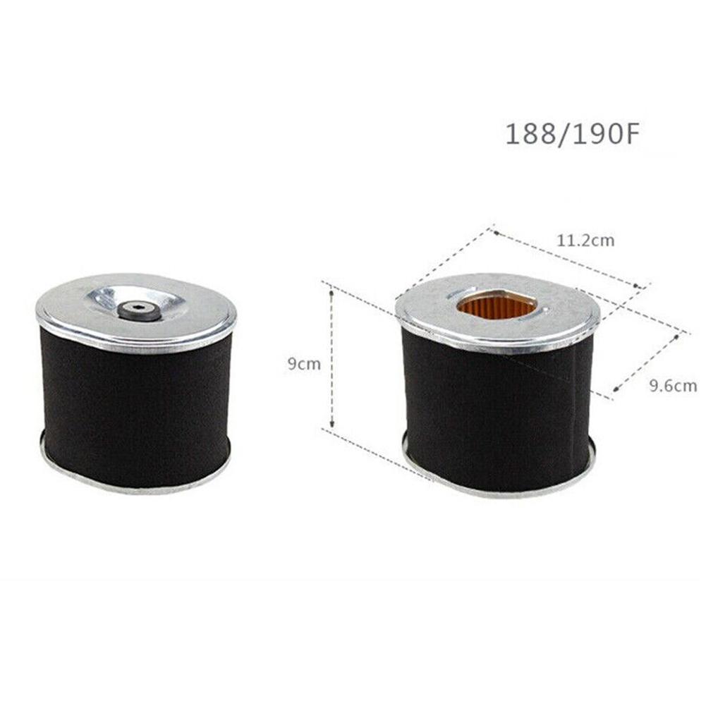 Filtro de Ar 188/190F 173/177F 168/170F Adequado Para Motor 168F 170F 173F 188F Gerador Alternador Peças Acessórios
