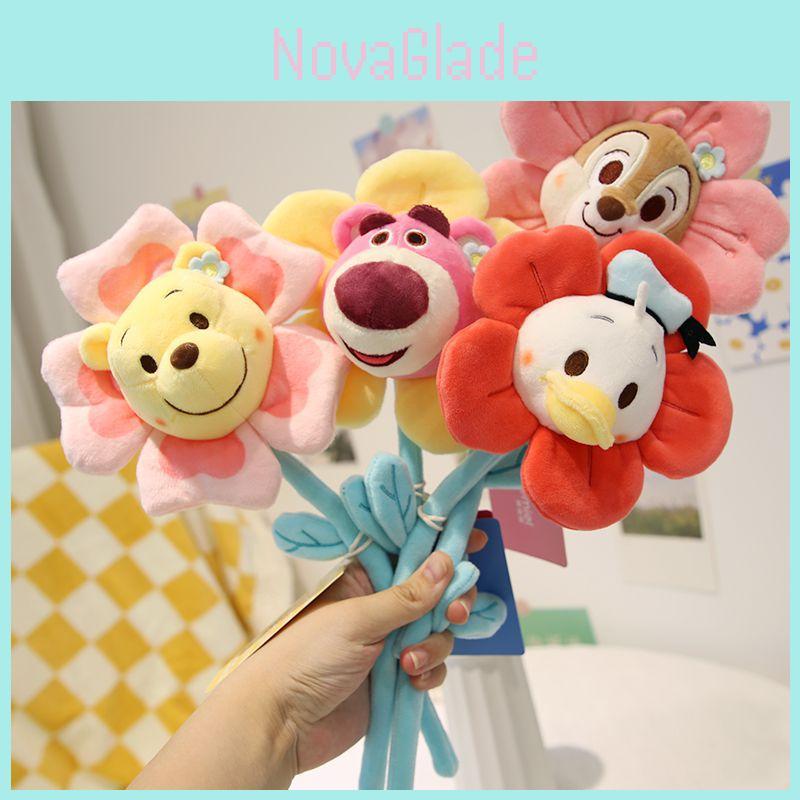 Disney Lotso Bear Winnie The Pooh Chip Donald Duck Plush Bouquet Perfect Gift For Disney Fans