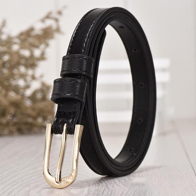 1Pc 105CM 7 Candy Colors Womens PU Leather Belt Skinny Thin Dress Belt Waist Belt Waistband Skirt Jeans Waist Accessories