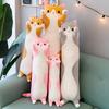 50-130Cm Long Cat Plush Toys Cute Animal Cat Creative Long Soft Toys Office Break Nap Sleeping Pillow Stuffed Gift Doll For Kids