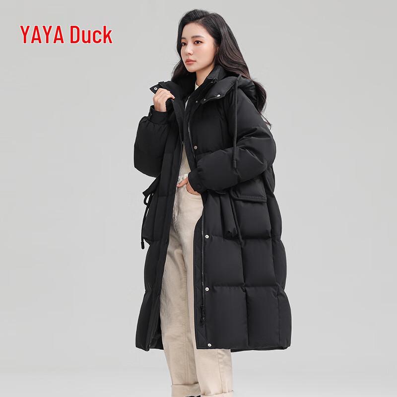 YAYA Women's 2024 Long Hooded Down Parka