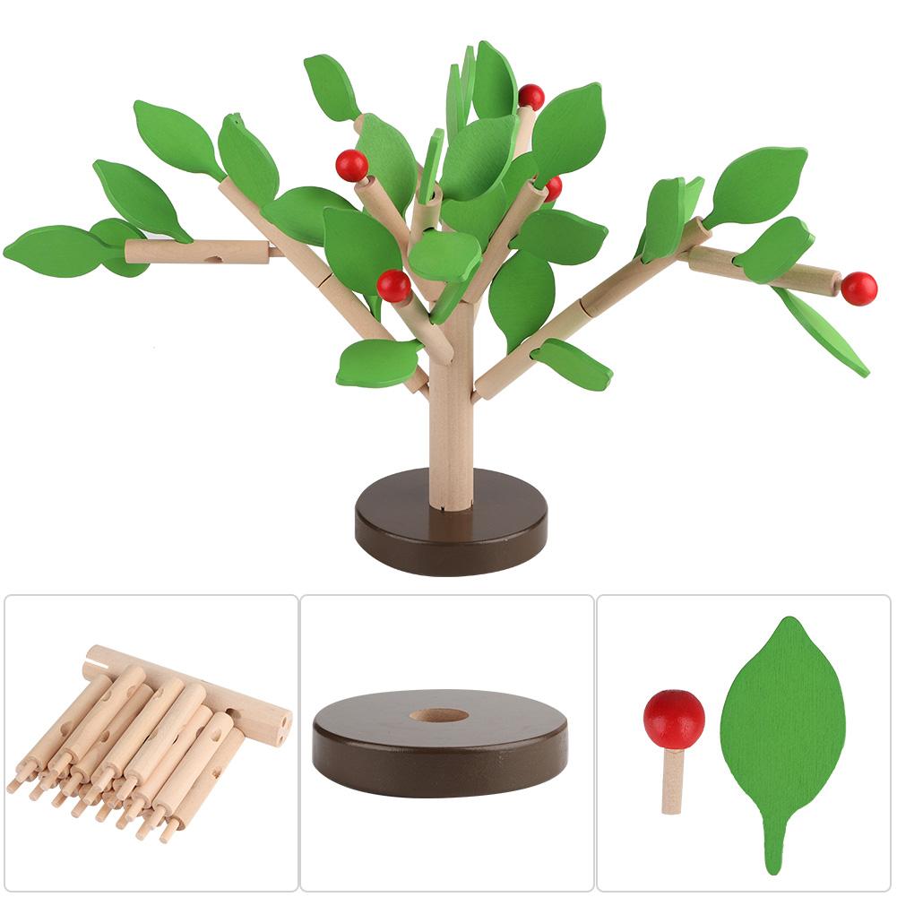 

Деревянные строительные блоки набор деревьев DIY головоломка 3D деревянные собранные игрушки (Желтый лист)