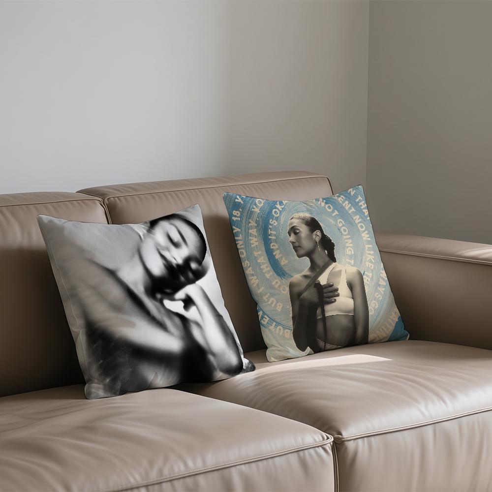 Singer O-Olivia Dean The Art of Loving Cushion Cover Square Sofa Cushion Cover Casual Skin-Friendly Comfortable Pillow Cover