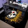 Pittsburgh Steelers Vloerkleed Spel Tapijt, Vloermat voor Slaapkamer Woonkamer Entree Tapijt, Woondecoratie Idee Cadeau voor Kerstmis Verjaardag
