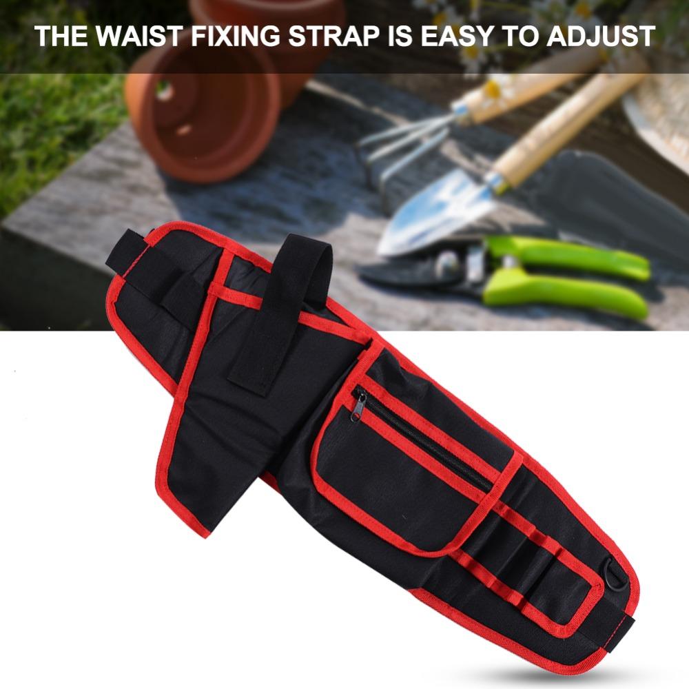 56x16cm Tool Bag 600D Oxford Cloth with Multiple Pockets Tool Waist Bag Multifunctional Portable Garden Bag Gardening Work