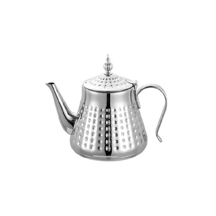 

Stainless Steel Teapot with Removable Infuser Stovetop Safe Tea Maker Water Kettle for Gas, Induction Cooker Use