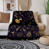 1pc Witchcraft Symbols Pattern Cartoon Blanket,Portable Throw for Travel & Camping, All Season Cozy Blanket,Ideal Gift