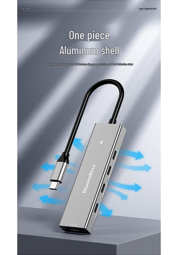 USB-C Hub: 2A+2C USB 3.2 Gen 2 Splitter, 10Gbps, Laptop & Phone Expansion Dock