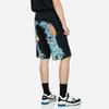 Evisu Pantaloncini Uomo Gamba Dritta con Logo Ricamato e Fantasia Animale 2ESHTM3ST563XXCT