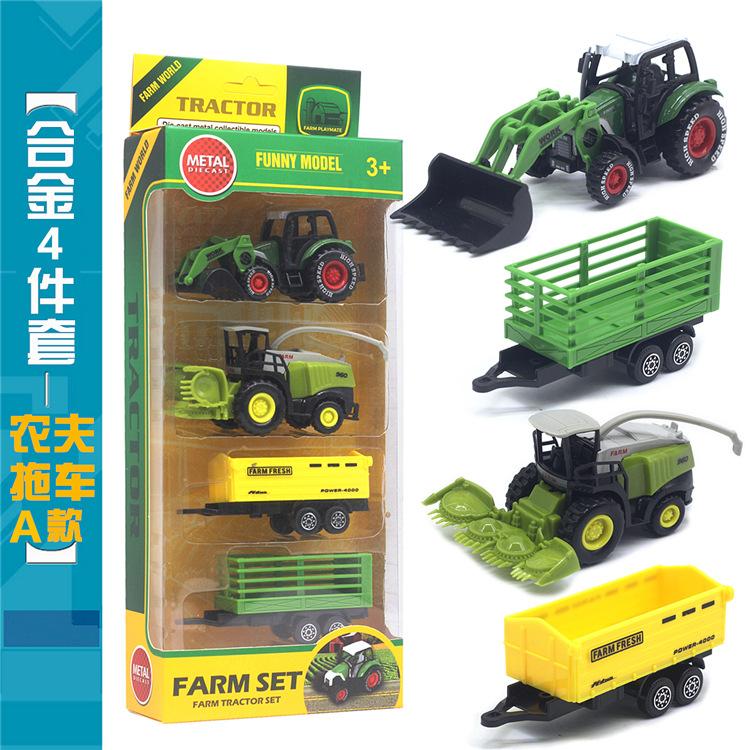 Legierung Bauernauto Modell Mähdrescher Traktor Bauernhof Spielzeugauto Automodell Geschenk für Kinder