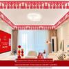 Double Happiness Ceiling Decorations for Wedding Bedroom